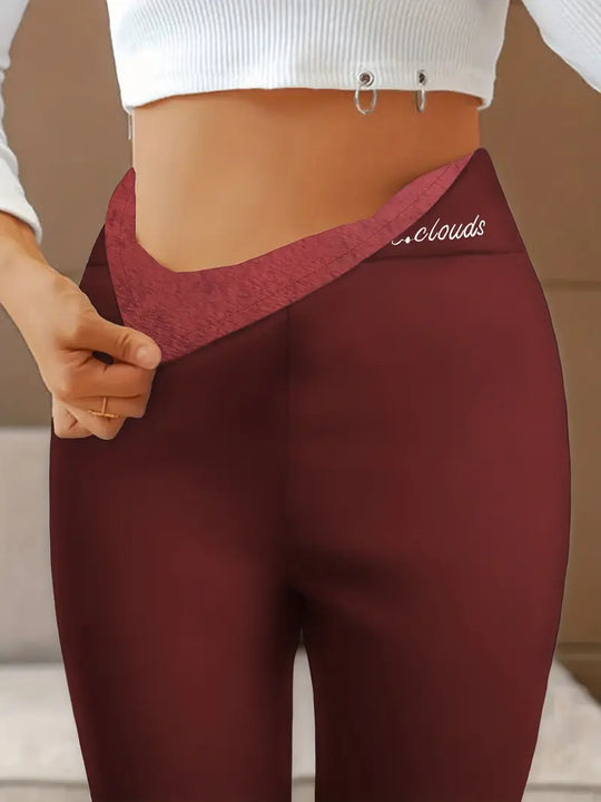 Damen Leggings Winter | Knöchellang mit Weichem Innenfutter