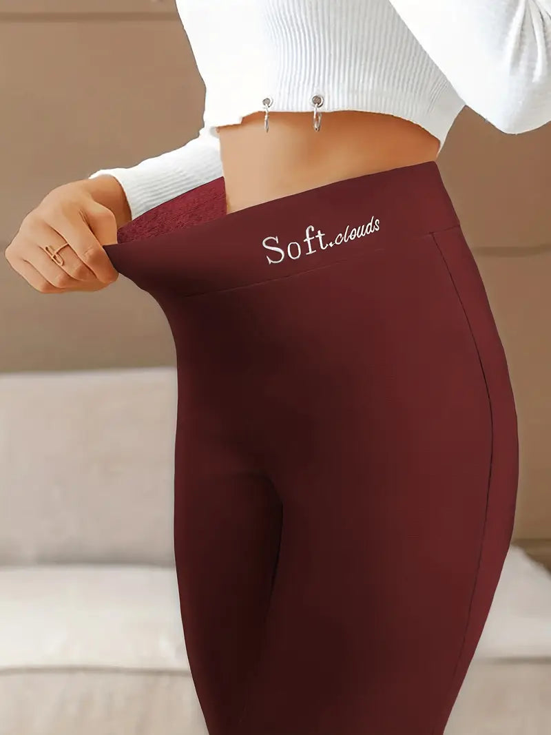 Damen Leggings Winter | Knöchellang mit Weichem Innenfutter