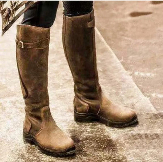 Warme Winterstiefel für Damen | Kniehoch
