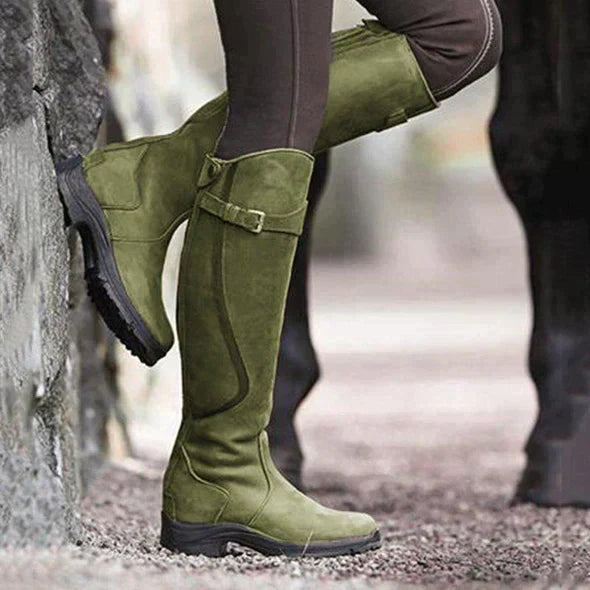 Warme Winterstiefel für Damen | Kniehoch