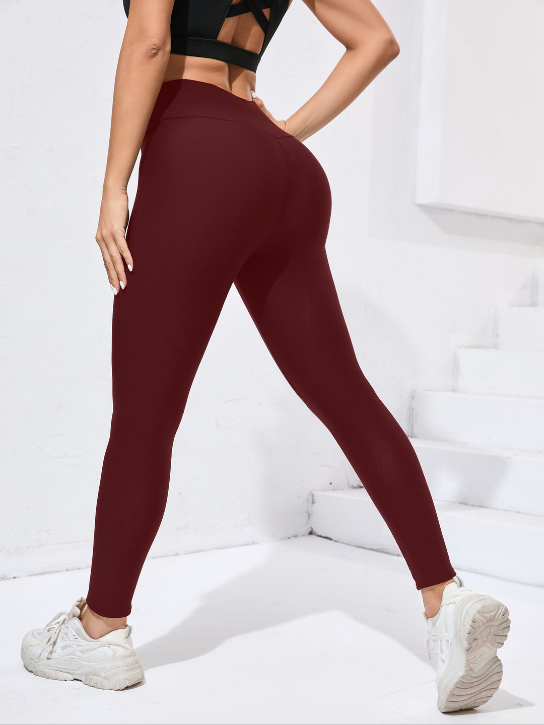 Damen Thermoleggings | Hohe Taille Winterhose für Draußen