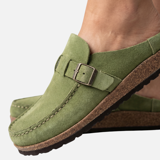 Gepolsterte Clogs mit verstellbarer Schnalle für Frauen