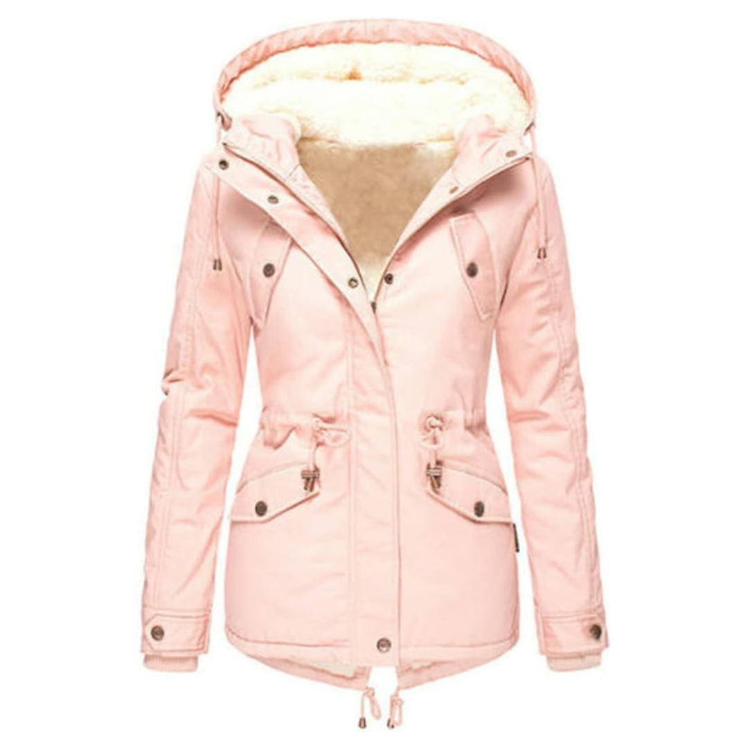 Gepolsterte Parka-Jacke für Damen | Kapuze