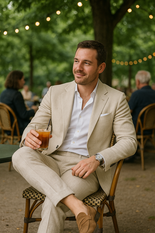 Herren Anzug Zweiteilig Set | Elegantes Outfit für Hochzeitsgäste