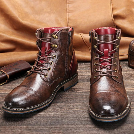 Herren Schnürstiefeletten | Weinlese