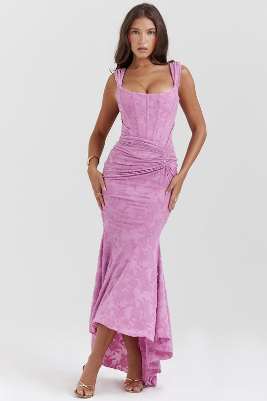 Damen Kleid mit Blumenmuster | Midi