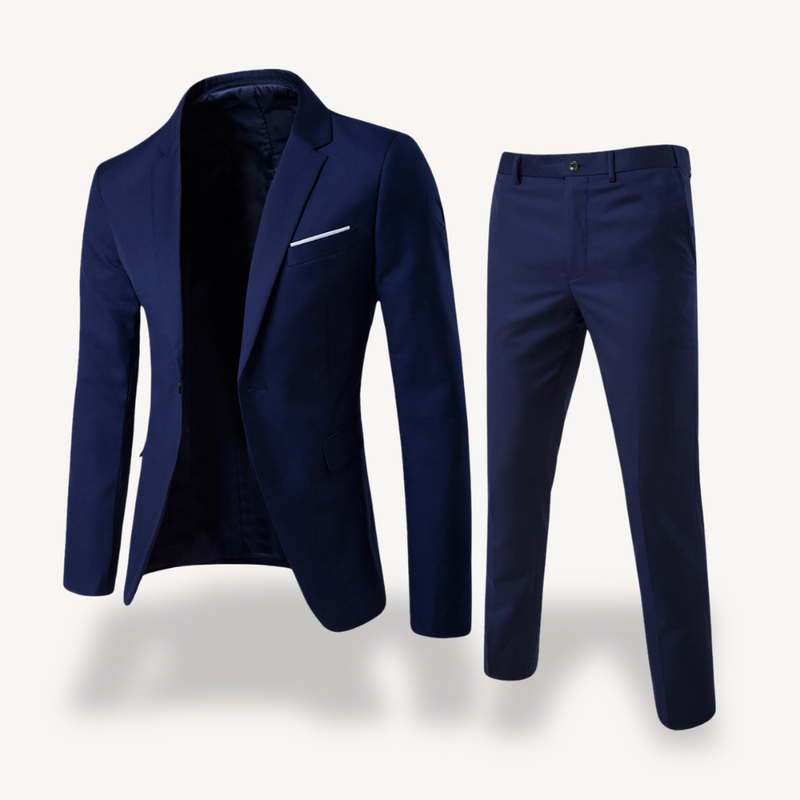 Zweiteiliger formeller Anzug für Herren | Klassisches Business- und Hochzeitsoutfit