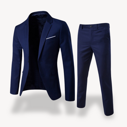 Zweiteiliger formeller Anzug für Herren | Klassisches Business- und Hochzeitsoutfit