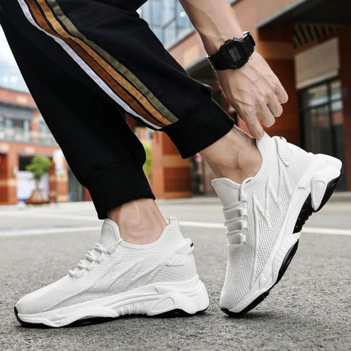 Męskie buty sportowe na podwyższonej podeszwie | casual