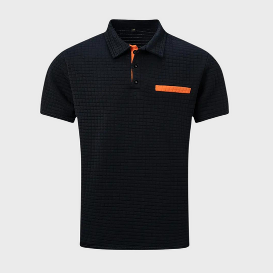 Sommer-Polohemd für Herren | Texturiert