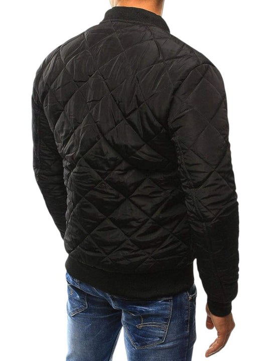 Herren Steppbomberjacke | Leichte gepolsterte Freizeitkleidung