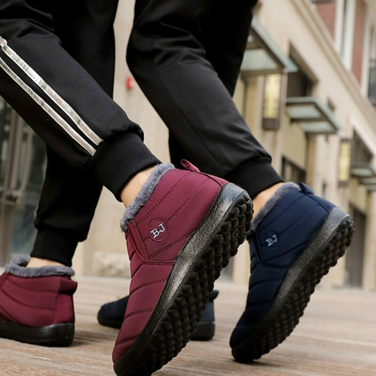 Unisex Slip-On Winterschuhe mit Warmem Futter und Rutschfester Sohle