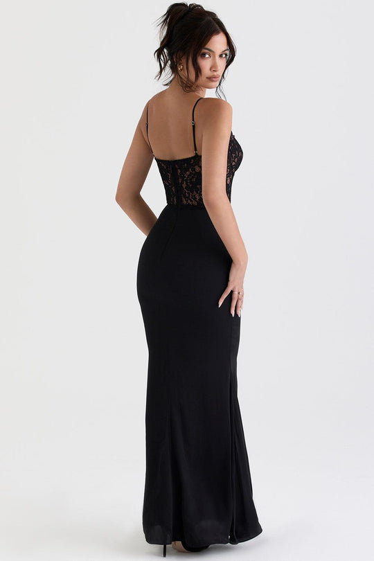 Damen Korsettkleid | Maxi