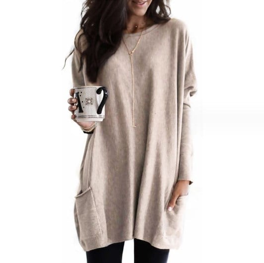 Langarmshirt für Damen | O-Ausschnitt