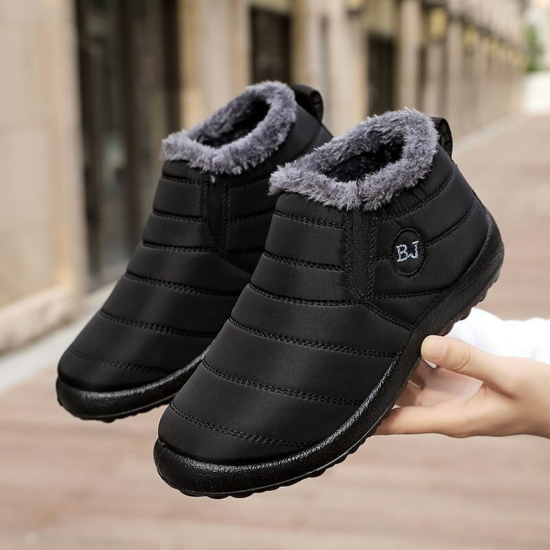 Unisex Slip-On Winterschuhe mit Warmem Futter und Rutschfester Sohle