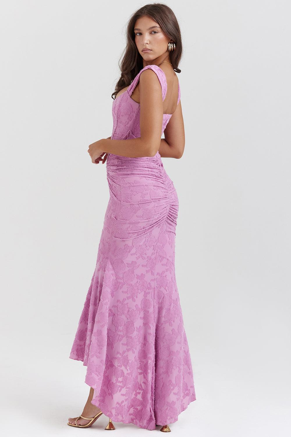 Damen Kleid mit Blumenmuster | Midi