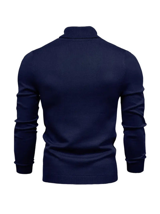 Herren-Rollkragenpullover | Schlanke Passform
