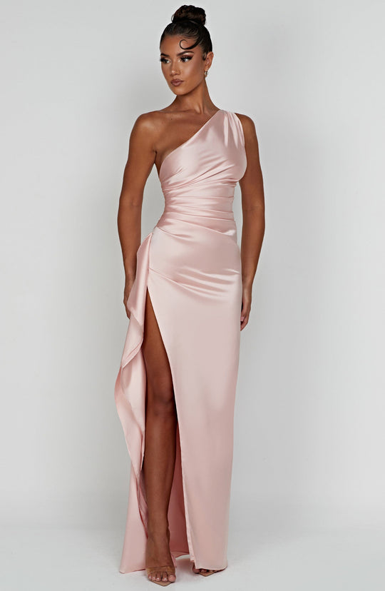 Eine-Schulter-Kleid für Damen | Maxi