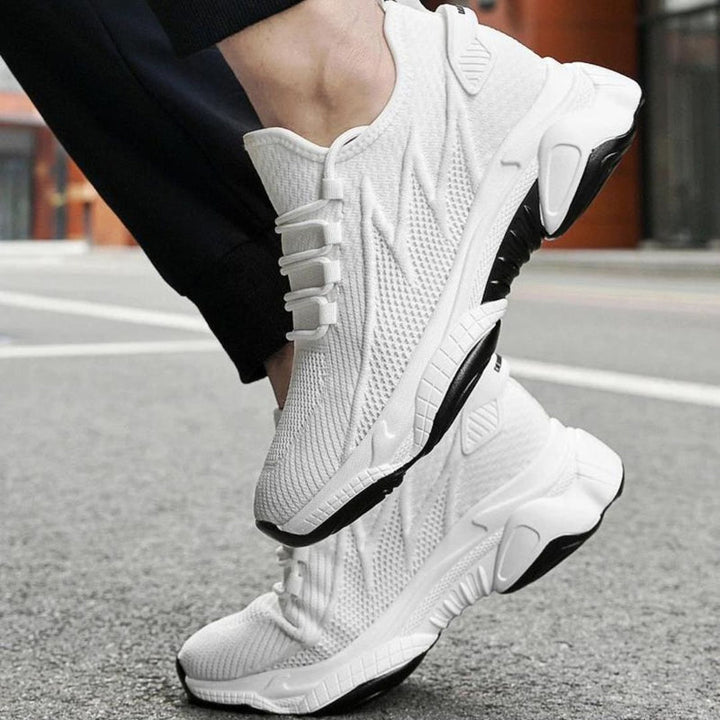 Męskie buty sportowe na podwyższonej podeszwie | casual