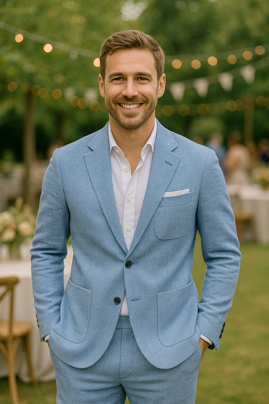 Herren Anzug Zweiteilig Set | Elegantes Outfit für Hochzeitsgäste