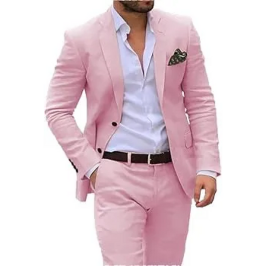 Herren Anzug Zweiteilig Set | Sakko und Hose für Hochzeitsgäste
