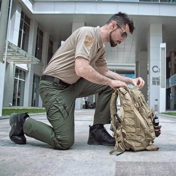 Herren Cargo-Hose | Taktische Mehrtaschenhose für Draußen