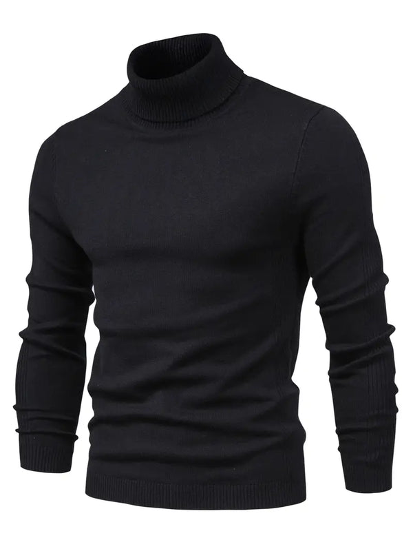 Herren-Rollkragenpullover | Schlanke Passform