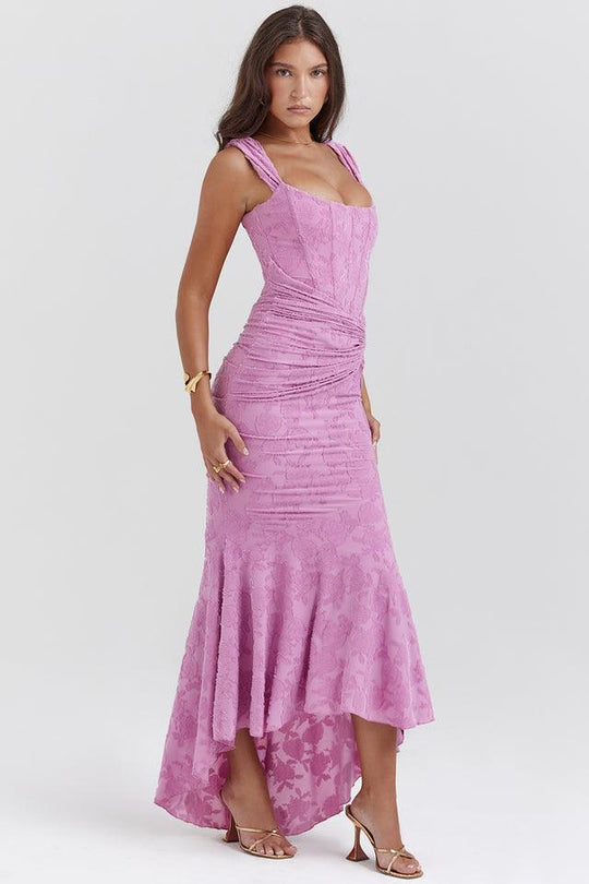 Damen Kleid mit Blumenmuster | Midi