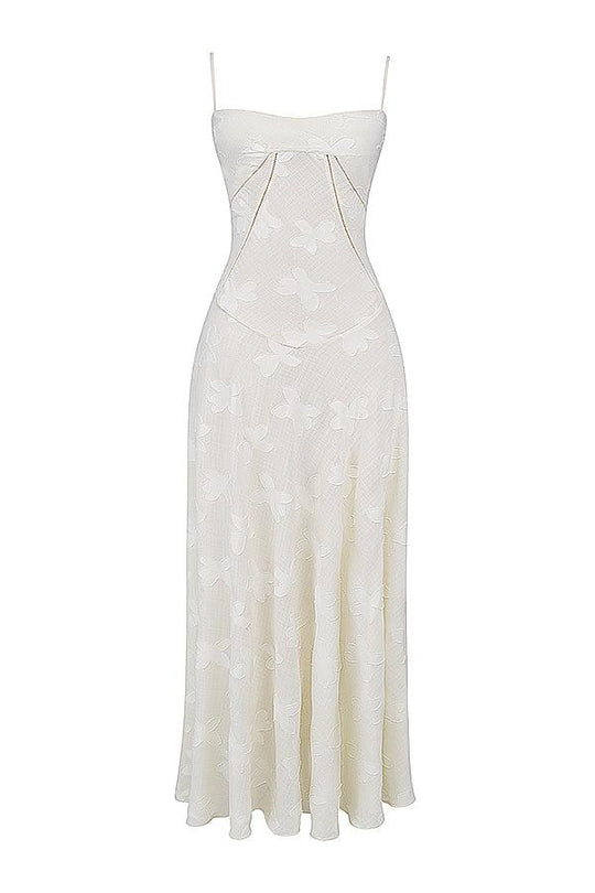 Damen Spitze Korsett Rücken Kleid | Maxi