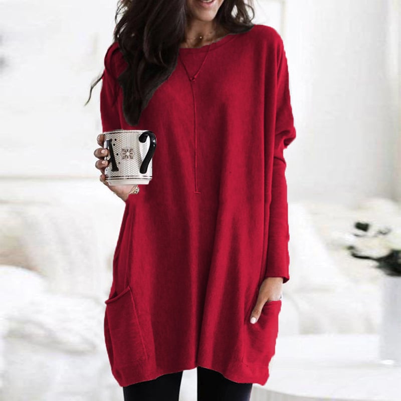 Langarmshirt für Damen | O-Ausschnitt