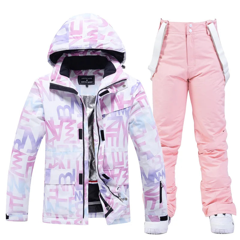 Damen Skianzug | Zweiteiliges Winterset mit Jacke und Hose für Wintersport
