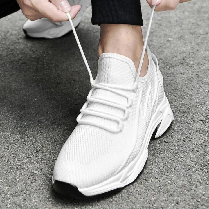 Męskie buty sportowe na podwyższonej podeszwie | casual