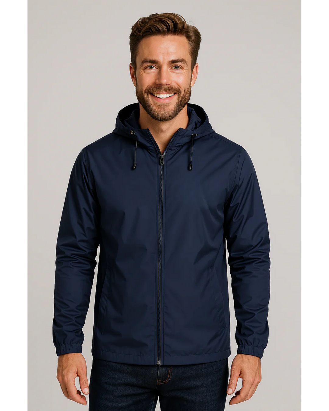 Herren Kapuzenjacke | Lässige Reißverschlussjacke für Herbst und Winter