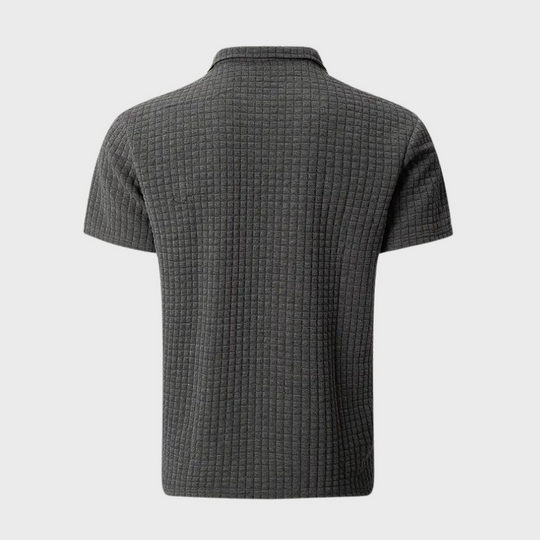 Sommer-Polohemd für Herren | Texturiert