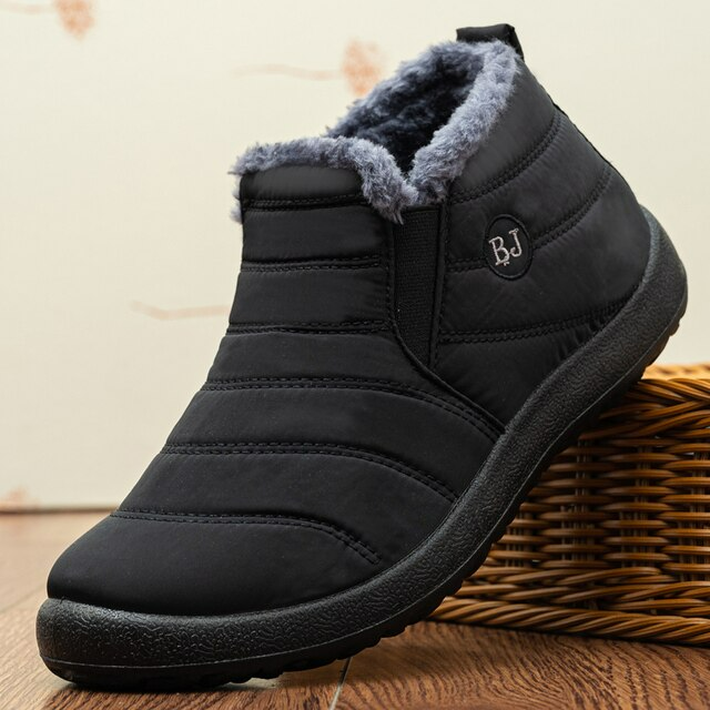 Unisex Slip-On Winterschuhe mit Warmem Futter und Rutschfester Sohle