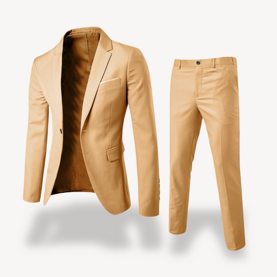 Zweiteiliger formeller Anzug für Herren | Klassisches Business- und Hochzeitsoutfit