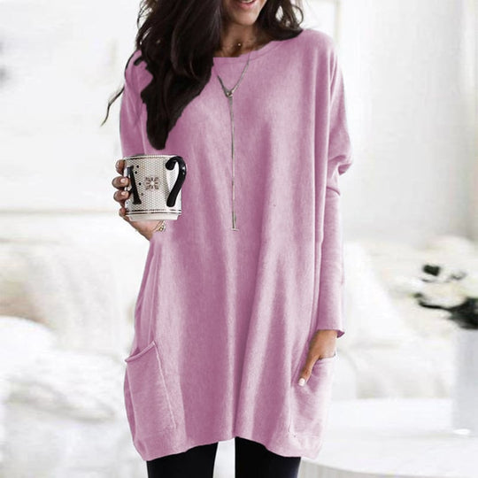 Langarmshirt für Damen | O-Ausschnitt