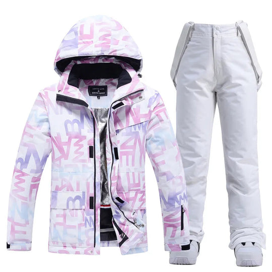 Damen Skianzug | Zweiteiliges Winterset mit Jacke und Hose für Wintersport