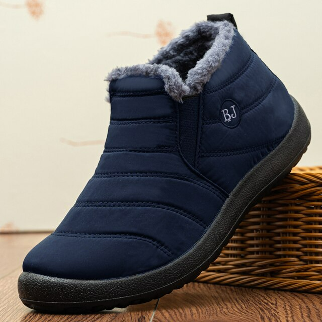 Unisex Slip-On Winterschuhe mit Warmem Futter und Rutschfester Sohle