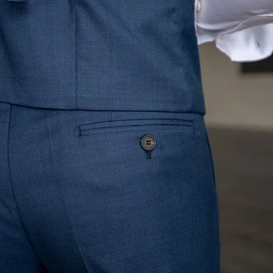 Herren Schlanke Passform Dreiteiliger Anzug | Business- und Hochzeitsoutfit