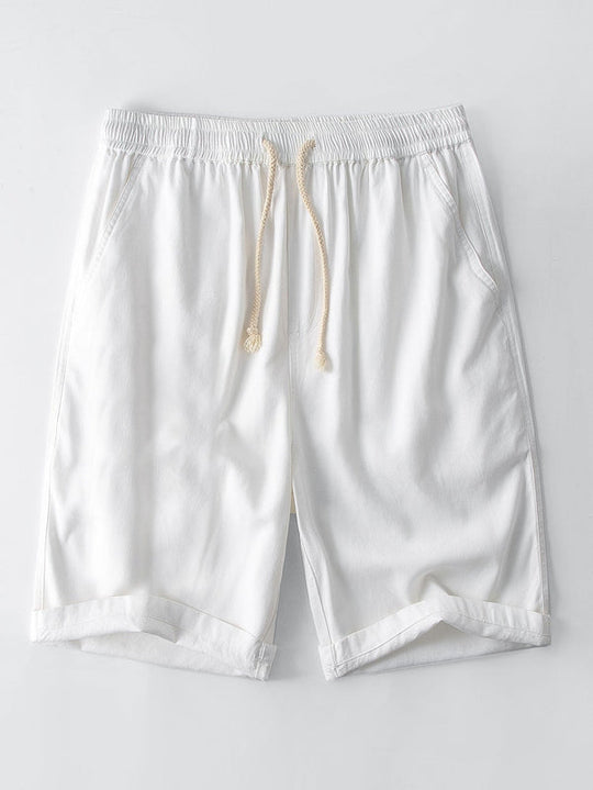 Gestreifte Herren Sommer Freizeit-Outfit-Set | Zweiteilig