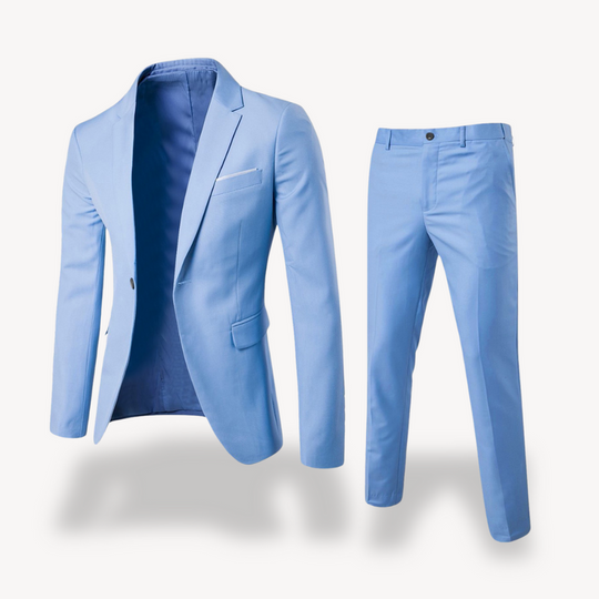 Zweiteiliger formeller Anzug für Herren | Klassisches Business- und Hochzeitsoutfit