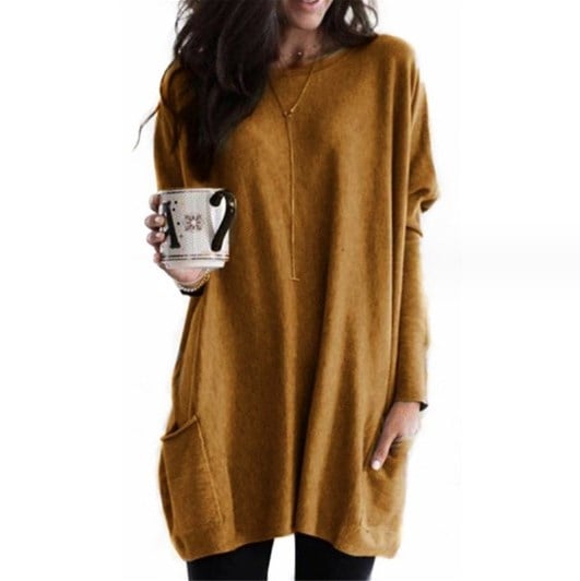 Langarmshirt für Damen | O-Ausschnitt