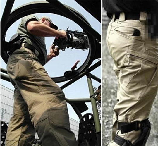 Herren Cargo-Hose | Taktische Mehrtaschenhose für Draußen