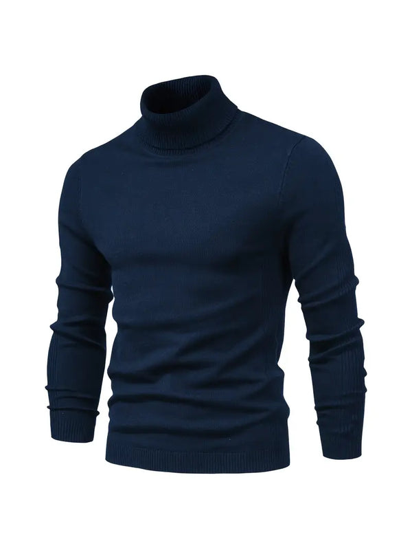 Herren-Rollkragenpullover | Schlanke Passform