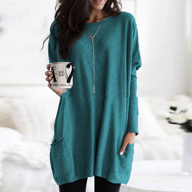 Langarmshirt für Damen | O-Ausschnitt