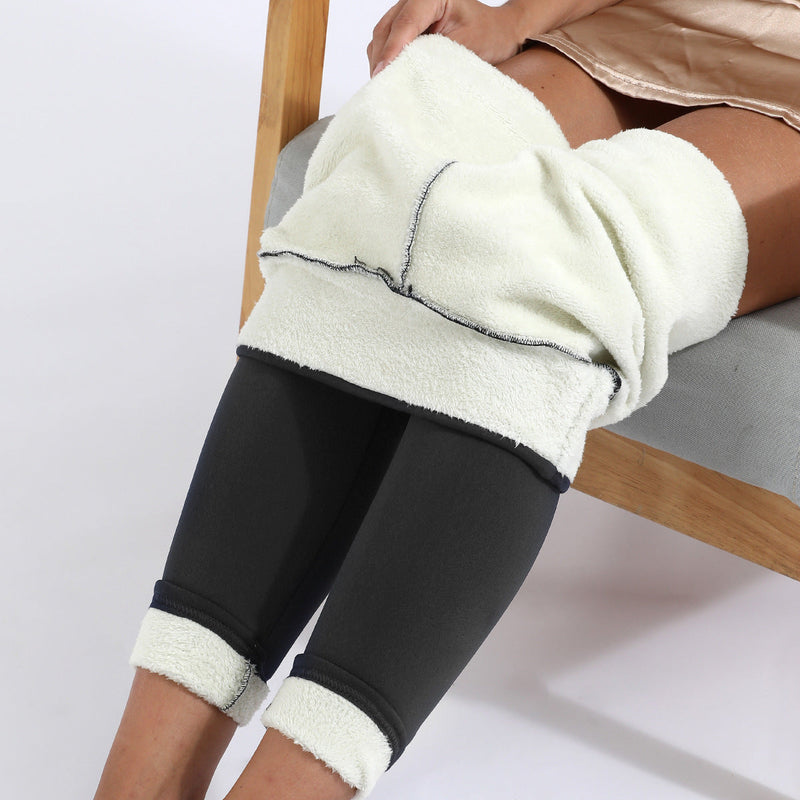 Damen Thermo Leggings mit Hoher Taille für Winter, Yoga und Alltag