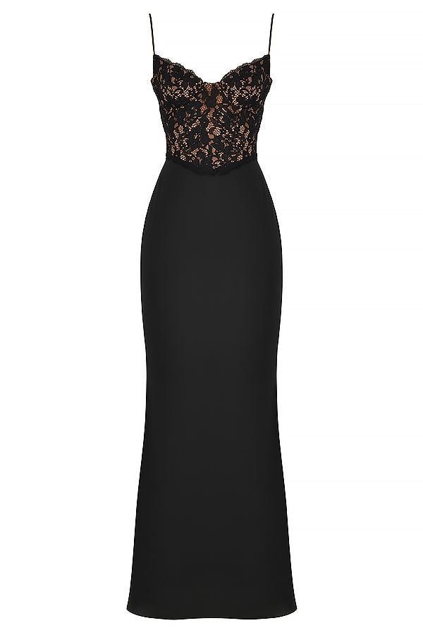 Damen Korsettkleid | Maxi