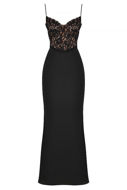 Damen Korsettkleid | Maxi
