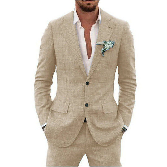 Herren Anzug Zweiteilig Set | Sakko und Hose für Hochzeitsgäste
